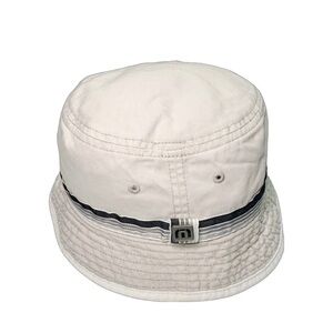 Travis Mathew Kids Reversible Grandpa Fishing Bucket Hat, Cream/Off White & Blue